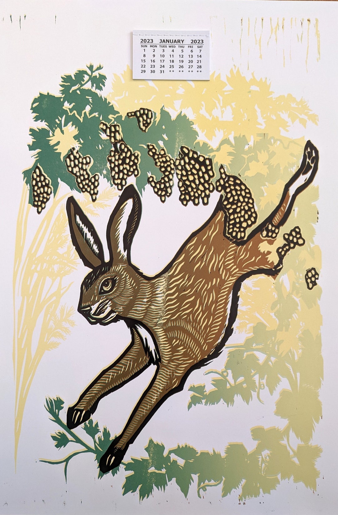 2023 Year of the Rabbit Calendar - Etsy