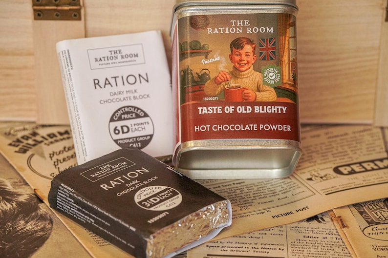 Hot A Rations Ww2-1940s-wartime-re-enactment-historical Gift Ideas Hot Chocolate ...