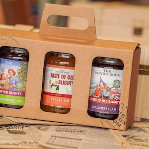 1940s Jam Gift Set: Apple, Orange, Blackberry - Taste of Old Blighty