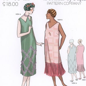 Fringe Dress 1920 Vintage Style Sewing Pattern