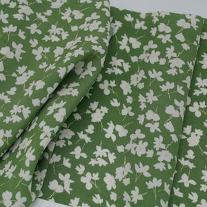 Green Vines Rayon Challis