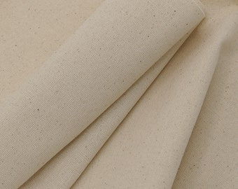 Natural Cotton Duck Canvas Fabric: 7oz, 60" Wide, Preshrunk