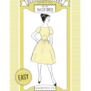 ESP Dress Pattern Vintage Style Sewing Pattern