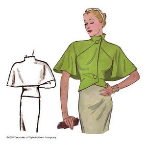 Capelet 1930 Vintage Style Sewing Pattern
