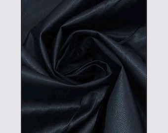 Water Repellent Hemp/Organic Twill Inky Blue