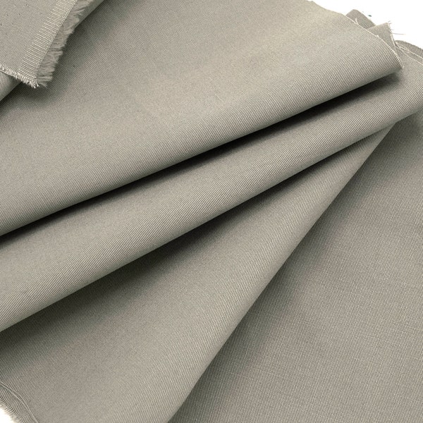 100% Cotton Fineline Twill Pewter