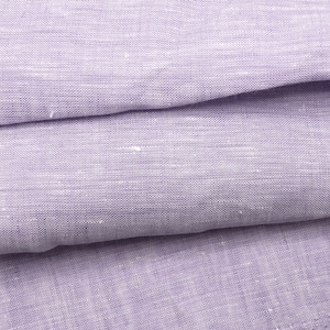 Yarn Dye Linen Lavender and White