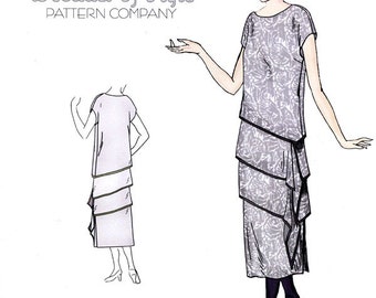 Tier-rific Ensemble Vintage Style Sewing Pattern