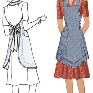 Val's Apron Vintage Style Sewing Pattern