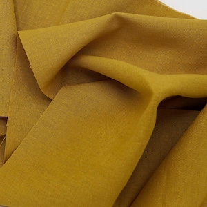 Linen Rayon Mustard