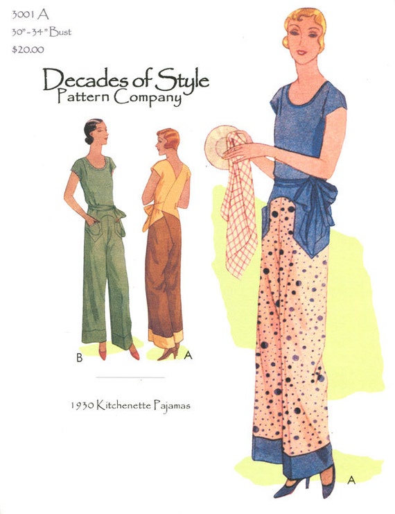 Vintage style pajamas hotsell