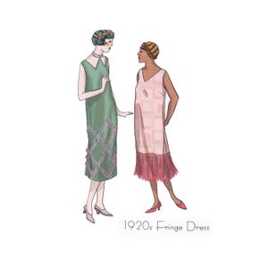 Fringe Dress Version 2.0 Vintage Style Sewing Patterns