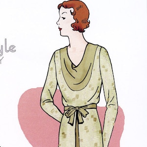 Matinee Blouse 1931 Vintage Style Sewing Pattern