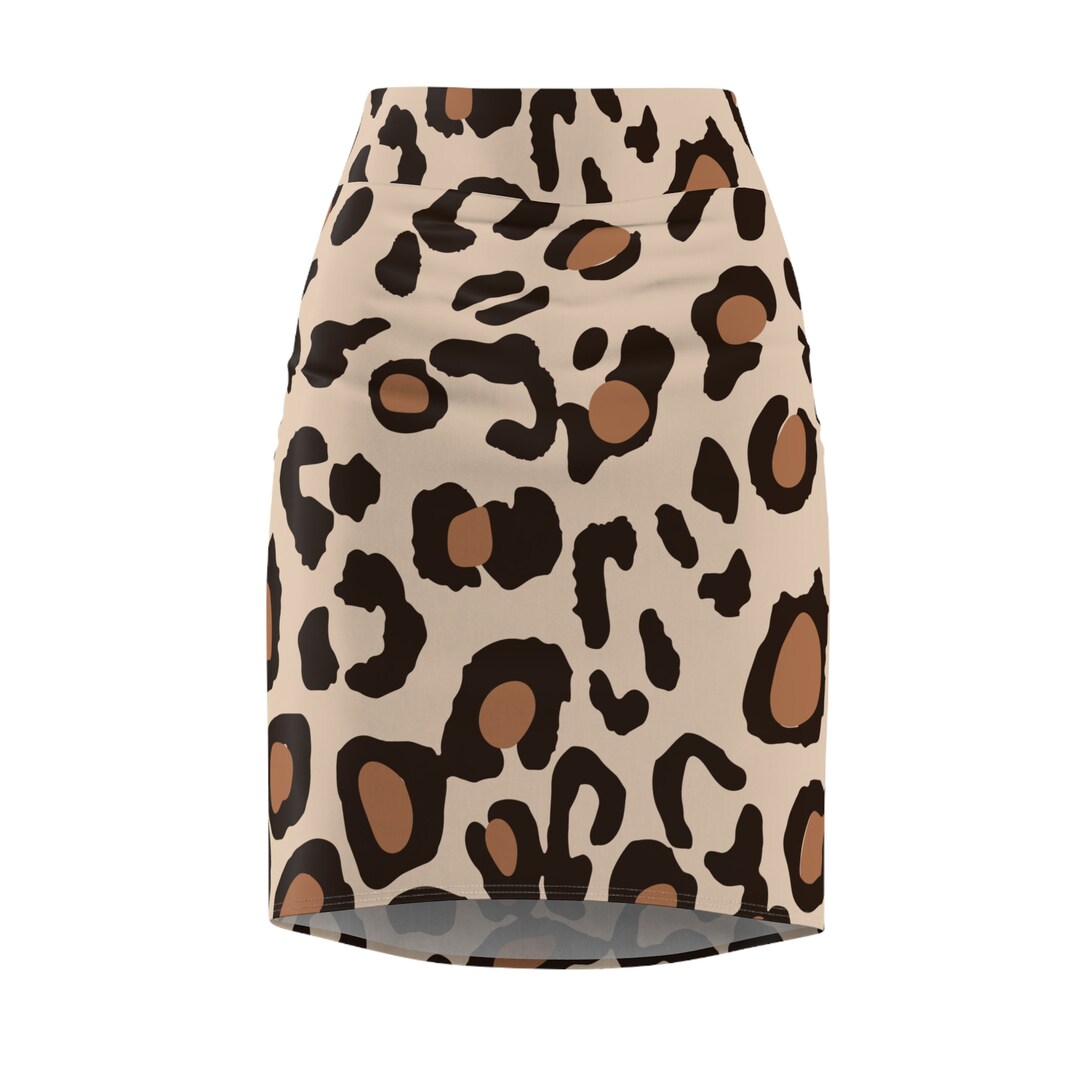 Women's Mid-Waist Pencil Skirt (AOP) main image 1