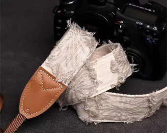 Quaste Beige Kameragurt Canvas Schulter Kameragurt Kameragurt Canon/SONY Kameragurt Geschenk für Sie Kameragurt für Fotografen