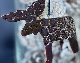 Moose ornament