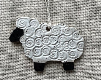 Suffolk sheep ornament