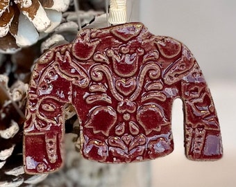 Ugly sweater ornament