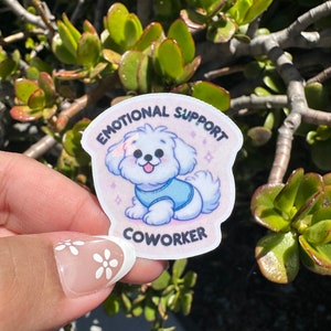 Emotional Support Coworker Aufkleber
