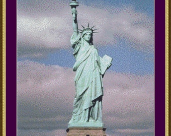 Statue of Liberty - Counted Cross Stitch Pattern