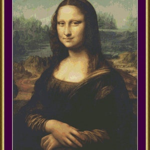 Mona Lisa - Counted Cross Stitch Pattern