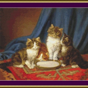 A Milk Supper - Counted Cross Stitch Pattern