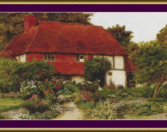 Cottage Garden - Kreuzstich Zählmuster