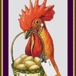 Lucky Eggs - Counted Cross Stitch Pattern