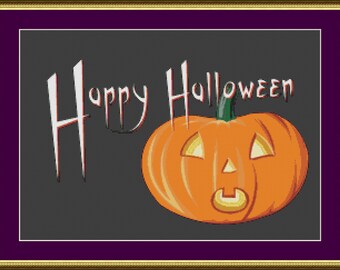 Happy Halloween - Zählmuster
