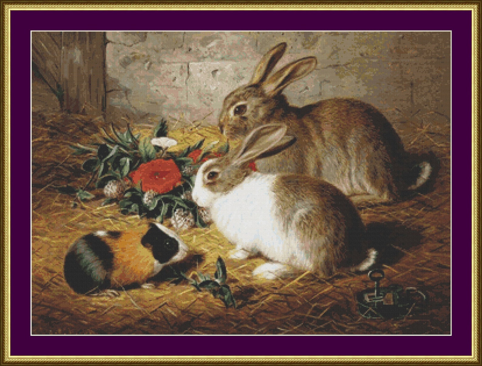 Good Friends Counted Cross Stitch Pattern Etsy