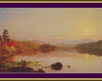 Lake Wawayanda - Kreuzstich Zählmuster