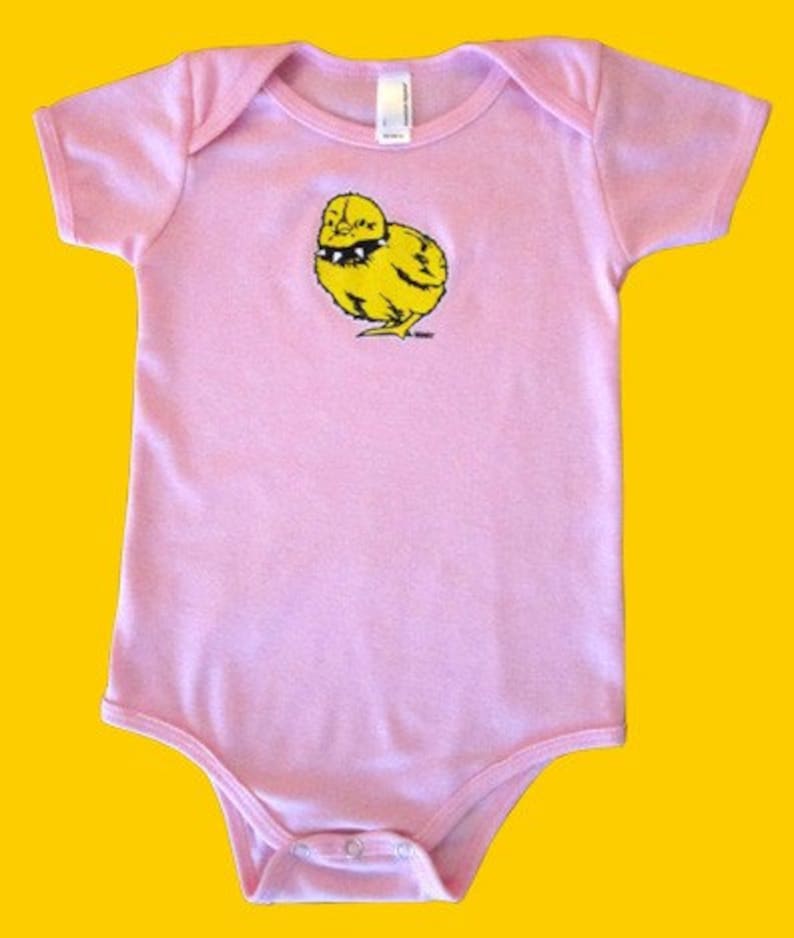 Tough Chick PINK Infant One Piece Baby Shower Gift Nursery Etsy