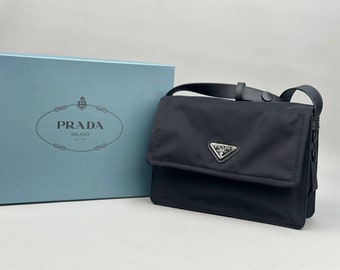 Authentic Prada Apt Messenger Bag