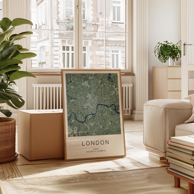 Set of 3 Custom City Map Prints: Personalized Travel Poster Wall Art image 9