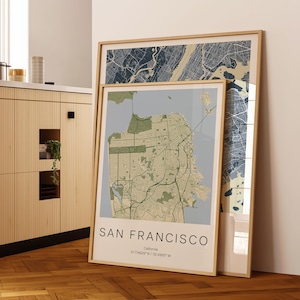 Set of 3 Custom City Map Prints: Personalized Travel Poster Wall Art image 2