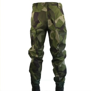 Schwedische Armee M90 ​​Splittertarnhose – Original Militär-Feldhose