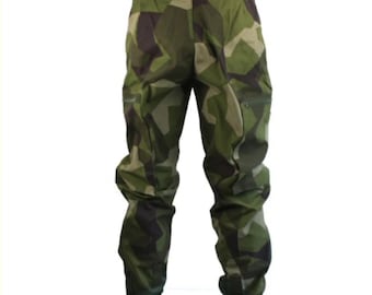 Swedish Army M90 Splinter Camo Pants – Genuine Military BDU Field Trousers