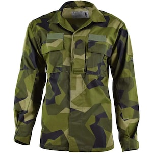 Chaqueta ligera M90 original del ejército sueco, camuflaje militar Splinter, para combate en campo, NUEVA
