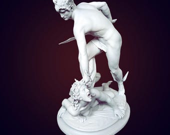 Perseus and the Gorgon by Marqueste.  Musée des Beaux-Arts de Lyon