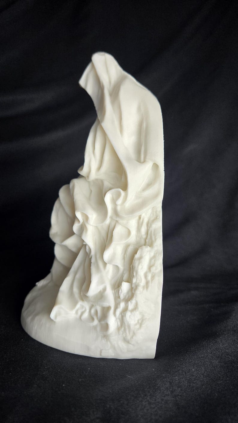 Mater Dolorosa Sculpture: Seated Virgin Mary of Sorrows - Etsy