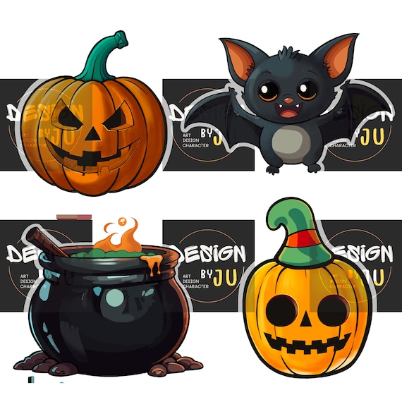 100 Stück Halloween-Aufkleber Für Kinder – Kürbis-Motive, Wasserfest, Nicht Wiederholend