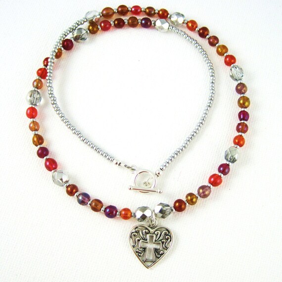 Items similar to Cross Necklace, Christian Jewelry, Religious Necklace