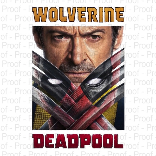 Deadpool and Wolverine  PNG, Tee shirt Design PNG, Popular PNG, Trending T-shirt Design, Trendy Decor, Wall Art, Sublimation.