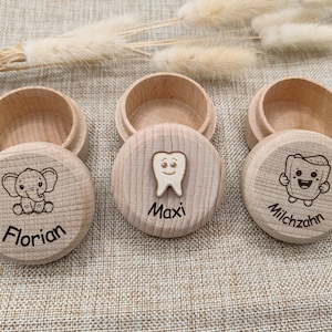 Personalized wooden milk tooth box | Milk tooth box | Tooth box for boys and girls | Tooth fairy | Box with name | Gift