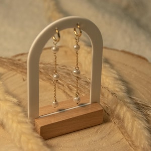 Water Pearl - Earrings | Water pearl | Chain | Gold | Silver | Stainless steel | Gift | Gift | For her | Stainless steel | Water pearls