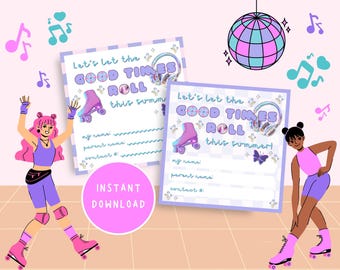Playdate Cards for Kids | Summer Playdate | Parent Information Cards | Playdate Cards | Keep In Touch | Calling Cards | Kids Business Cards