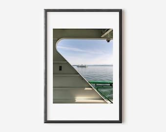 Washington State Ferry Photo, Seattle Art Print, PNW Photography, Pacific Northwest Gifts