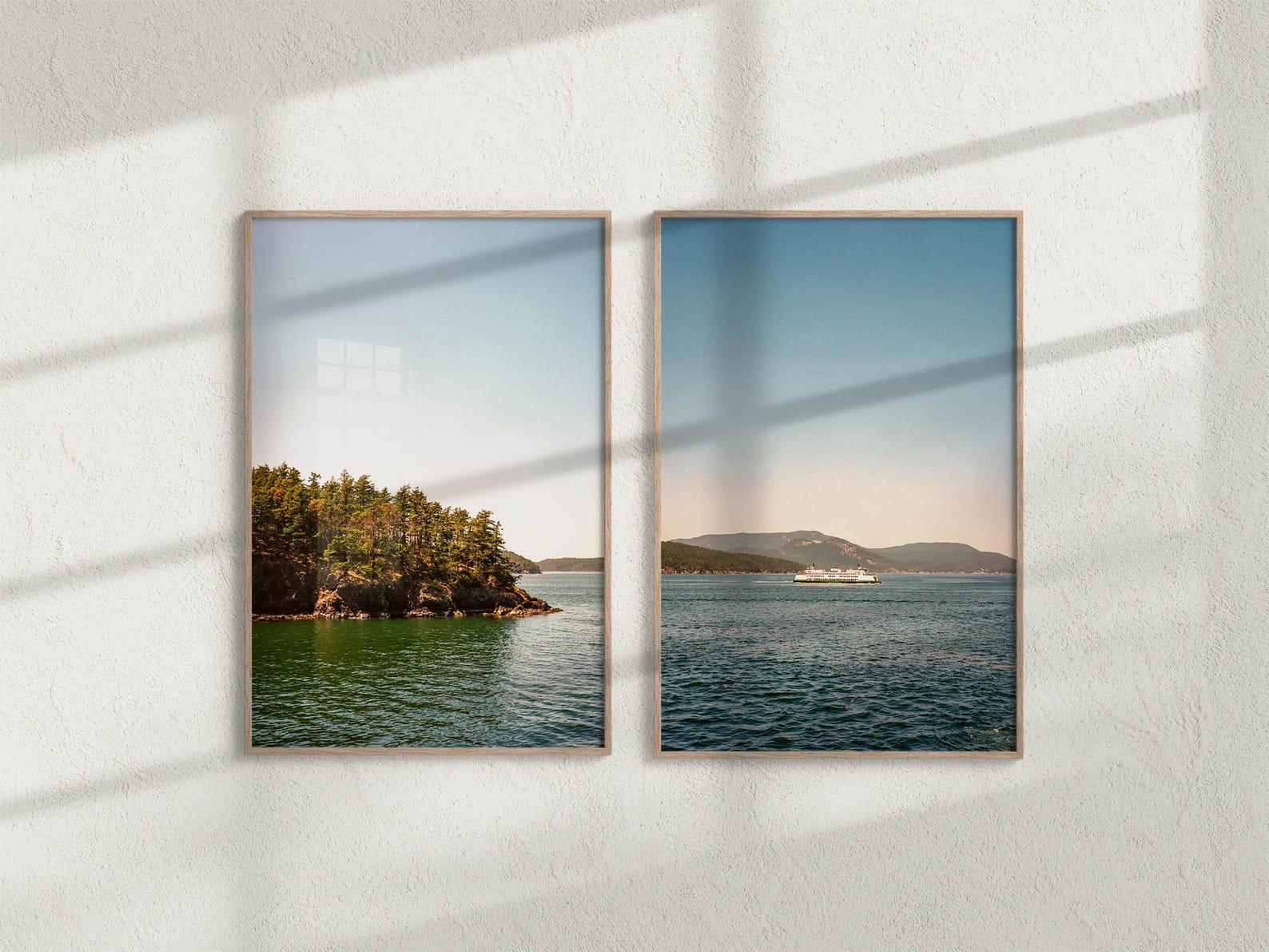 San Juan Islands Film Photography Print Set: Washington State Ferry Art