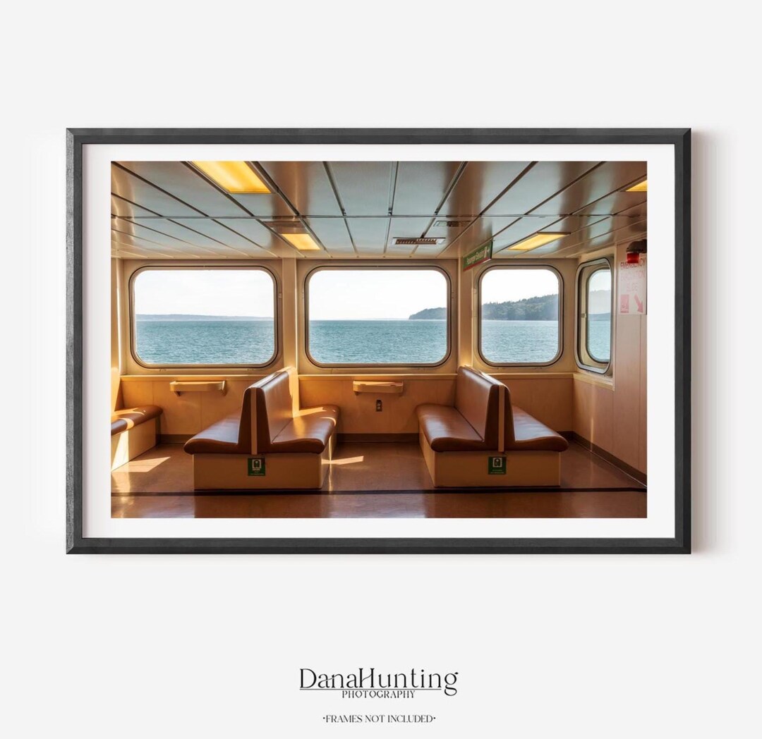 Seattle Art, Pacific Northwest Print, Washington Ferry Boat Photo - Etsy