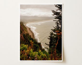 Oregon Coast Photography: Manzanita Beach Print, Pacific Ocean Coastal Decor